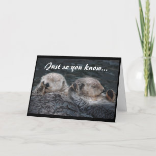 Carte Otter Friends