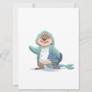 Carte Otter Graphic | Animal marin | Cadeau pour l'amour