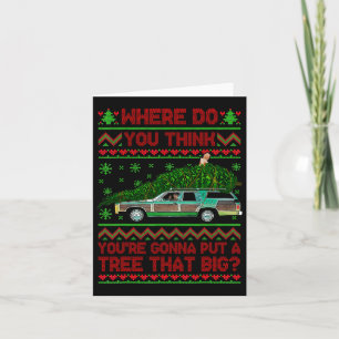 Carte Où allez-vous mettre un arbre aussi laid