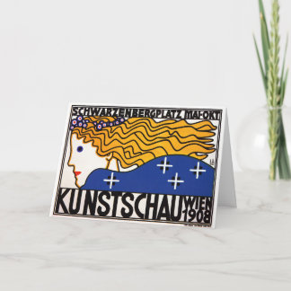 Carte ou Invitiation : Kunstschau Wien (exposition