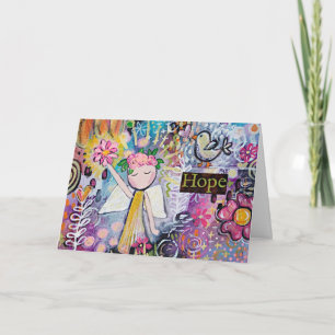 Carte Où L'Espoir Grandit, Les Miracles Fleurissent ! Ca