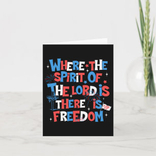 Carte Où L'Esprit Du Seigneur Est Liberté 2 Cor.317