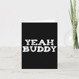 Carte Ouais Buddy Bodybuilding Gym Fitness entraînement