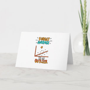 Carte Oublier Moyenne Être Un Math Pun Mot Joke Cadeau