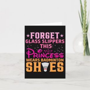 Carte Oubliez les pantoufles Gl Cette princesse porte S
