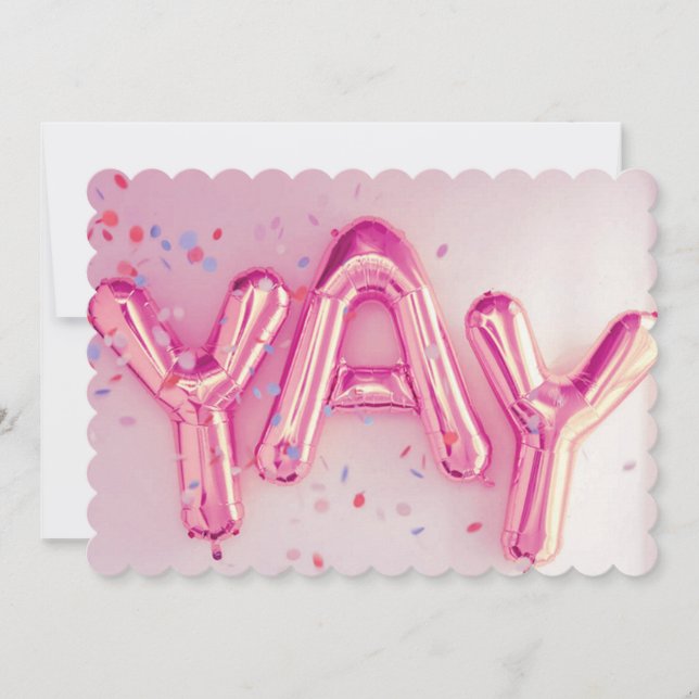 CARTE "OUI !" (Devant)