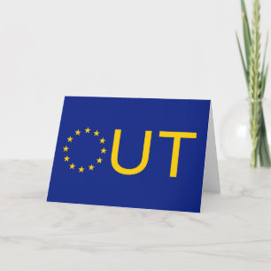 Carte OUI À BREXIT, le R-U "" du logo d'Union européenne