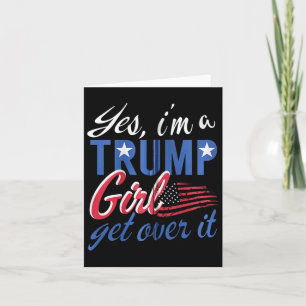 Carte Oui I#39 ; m Une fille de Trump va l'aider Fan Usa