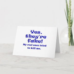 Carte Oui ils sont les faux mes vrais essayés pour me