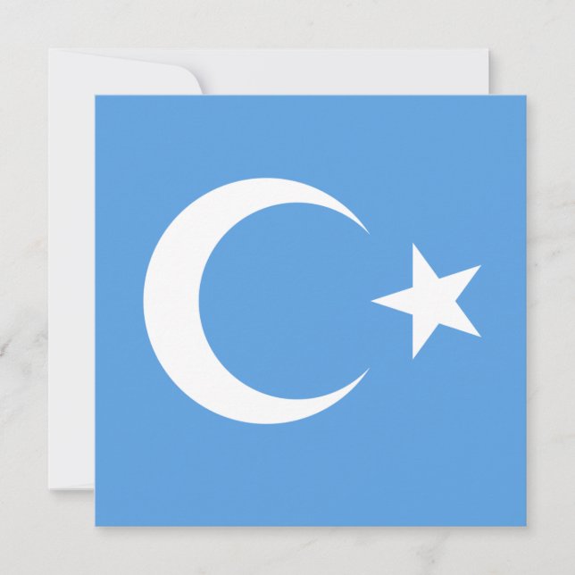 Carte Ouïghour/Turkestan oriental (Devant)