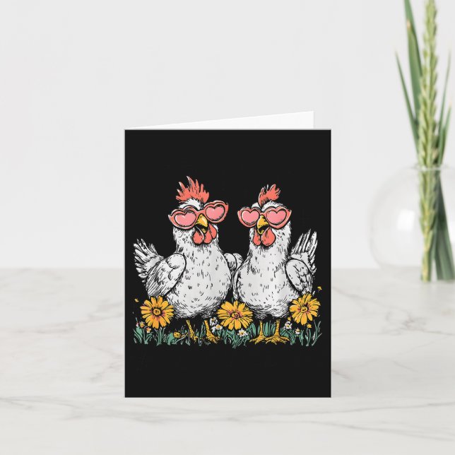 Carte Oups j'ai une autre poule, drôle d'animal de ferme (Devant)