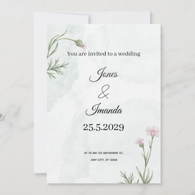 Carte our love story Card (Devant)