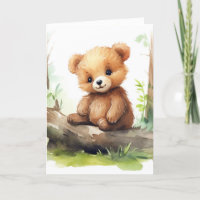Ours D'Anniversaire Cub Sur Le Journal