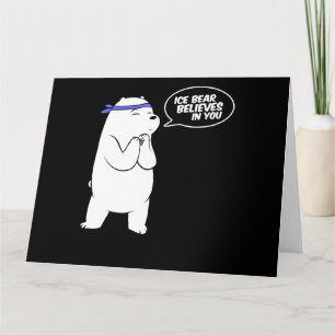 Carte Ours De Glace Croit En Vous Ours Polaire Lover
