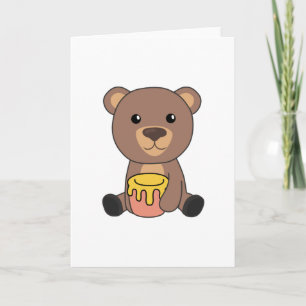 Carte Ours Miel Ours Petit Ours Ours Brown Ours Ours