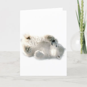 Carte Ours polaire Cube Animal Arctic Froid Hiver
