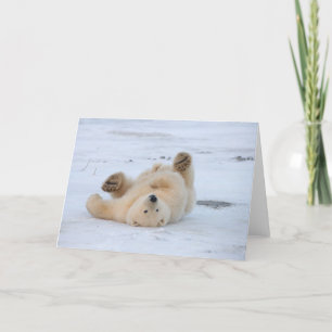 Carte ours polaire, Ursus maritimus, petit roulement 3