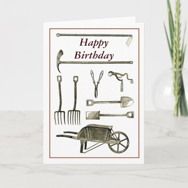 Carte Outils anciens (Devant)