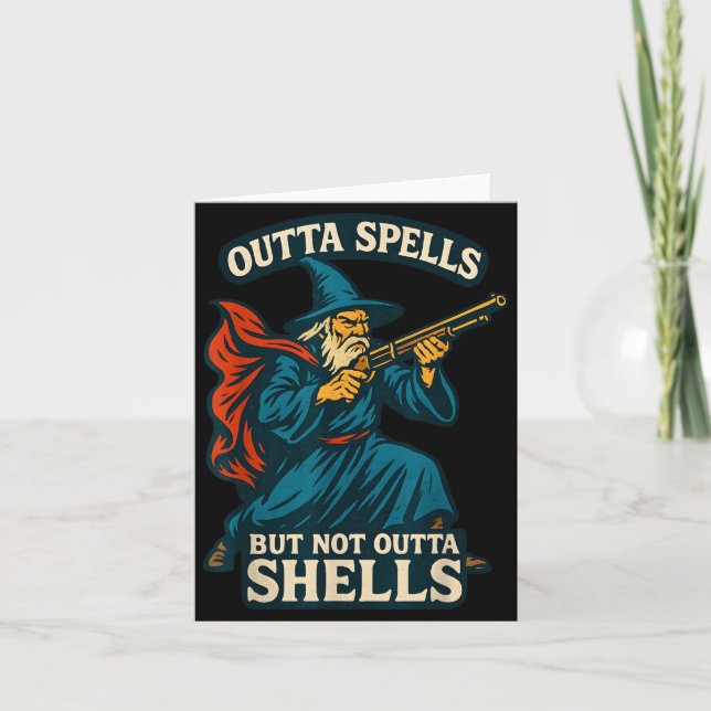 Carte Outta Spells But Not Outta Shells Vintage  (Devant)