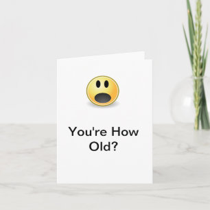 Carte Over The Hill Birthday Card