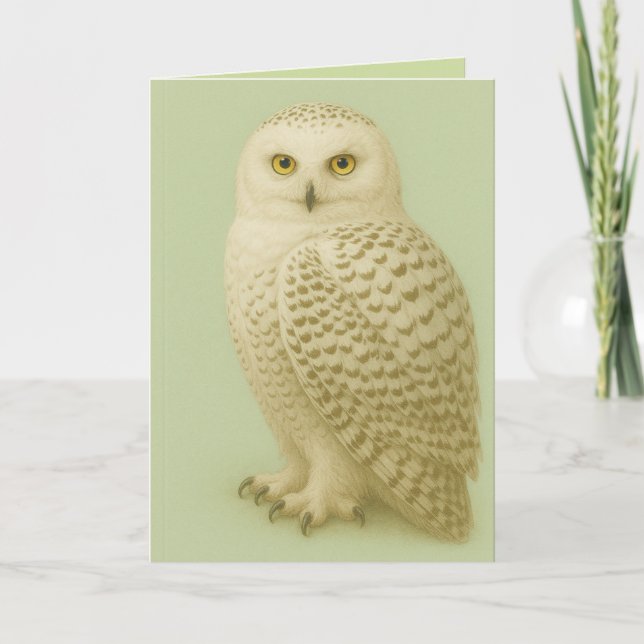 Carte "Owl be missing you" card. (Devant)