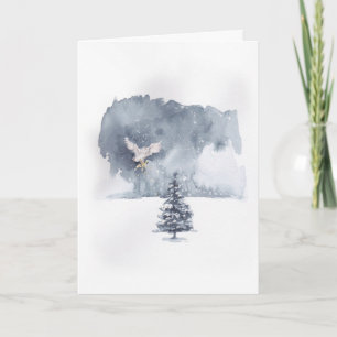 Carte Owl Bringing Star