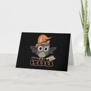 Carte Owl Gift   Boo Cute Owl Kids Halloween Tawny Owl