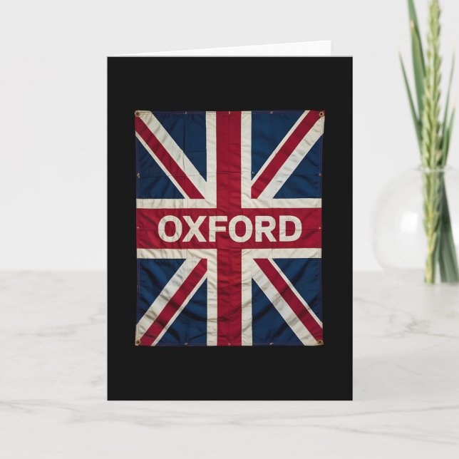 Carte Oxford England Britain Uk History Vacation Souveni (Devant)