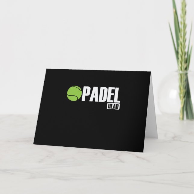 Carte Padel Head Tennis (Devant)
