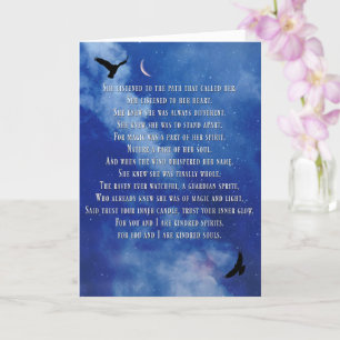 Carte Pagan Wicca inspire un joyeux anniversaire avec cr