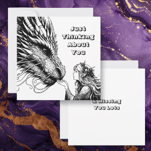 Carte Page Color Me   Je Pense À Vous.   Anime