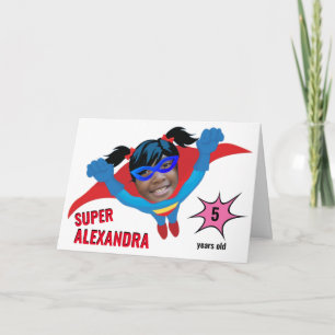 Carte Page de coloriage Superhero fantastique Cadeau d'a