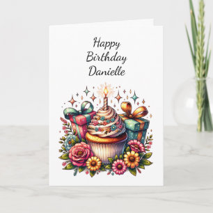 Carte Page Personnalisée Anniversaire et coloriage