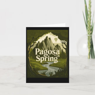 Carte Pagosa Springs - Une Oasis cachée ! Autocollant