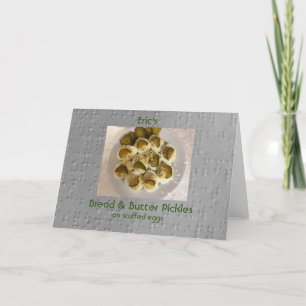 Carte Pain et chiche à beurre d'Eric