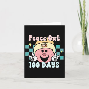 Carte Paix 100 Jours De Smile Scolaire Face À Retro Groo