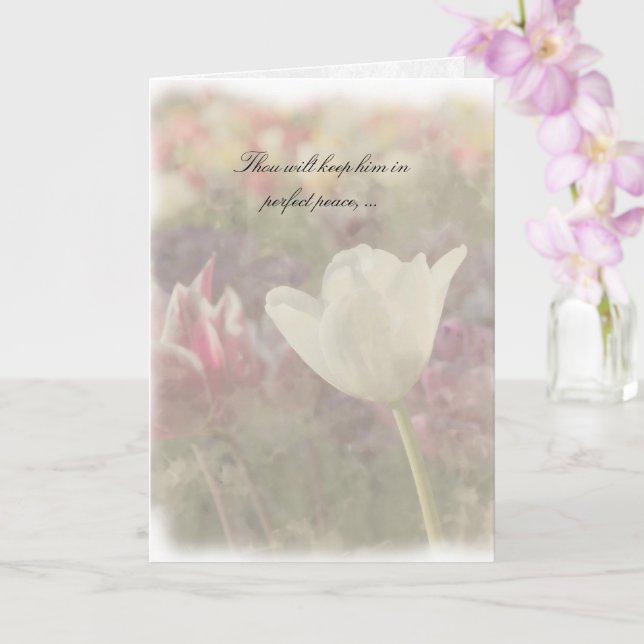 Carte Paix dans la tempête (Orchidée)