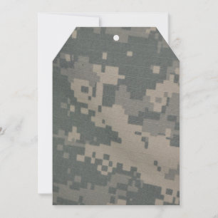Carte Paix d'art numérique de troupes de camouflage de