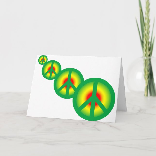 Carte Paix de Rasta multi (Devant)