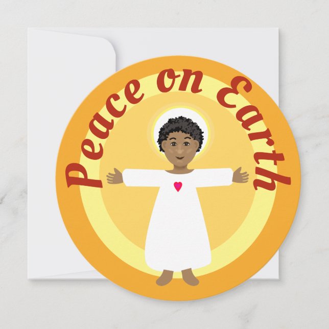 Carte Paix sur Terre Jésus (Devant)