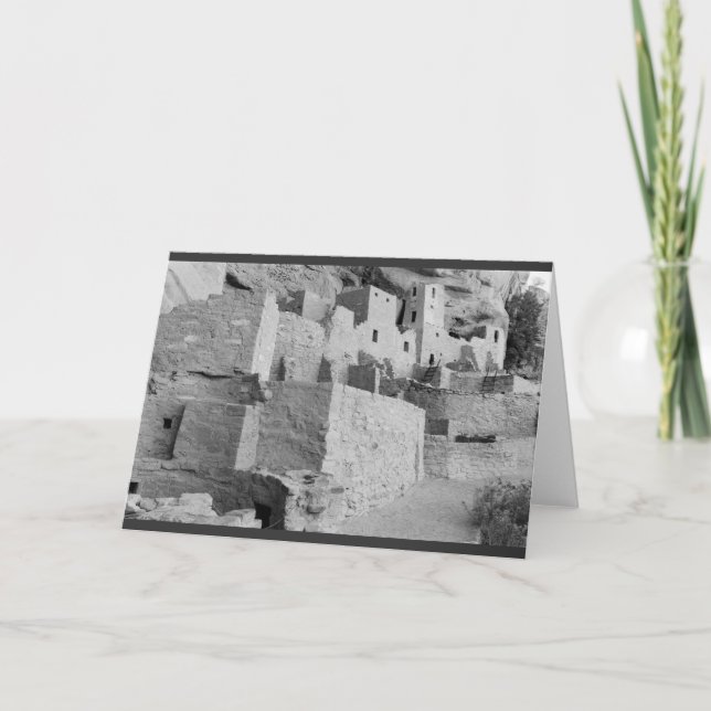 Carte Palais de falaise, parc national de MESA Verde (Devant)