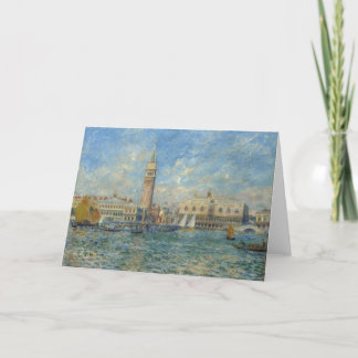 Carte Palais des Doges, Venise - Pierre-Auguste Renoir