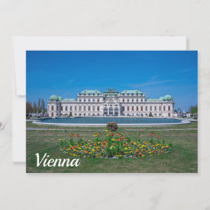 Carte Palais du Belvédère supérieur à Vienne, Autriche