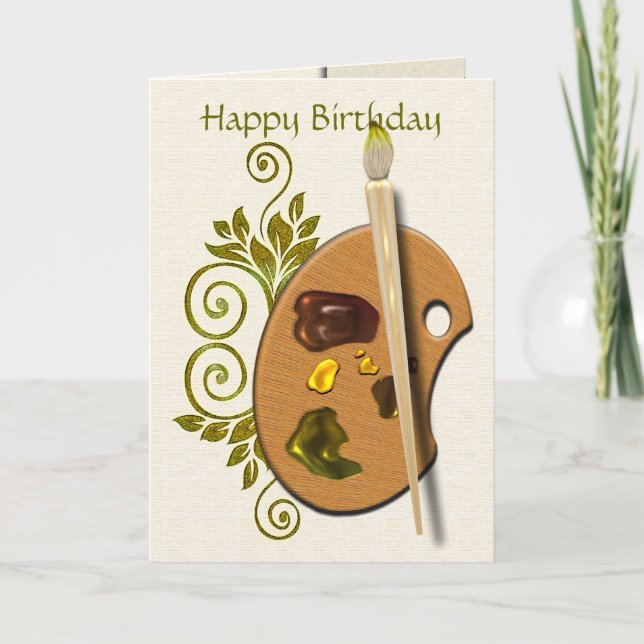 Carte Palette Artistes (Devant)