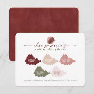 Carte Palette Cinnamon & Rose Spring - Couleurs de