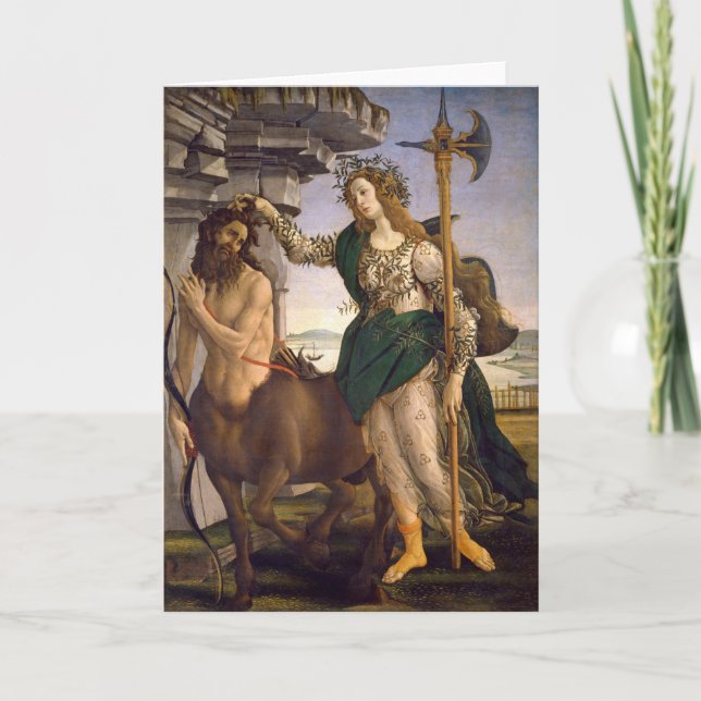 Carte Pallas et le Centaur | Botticelli (Devant)