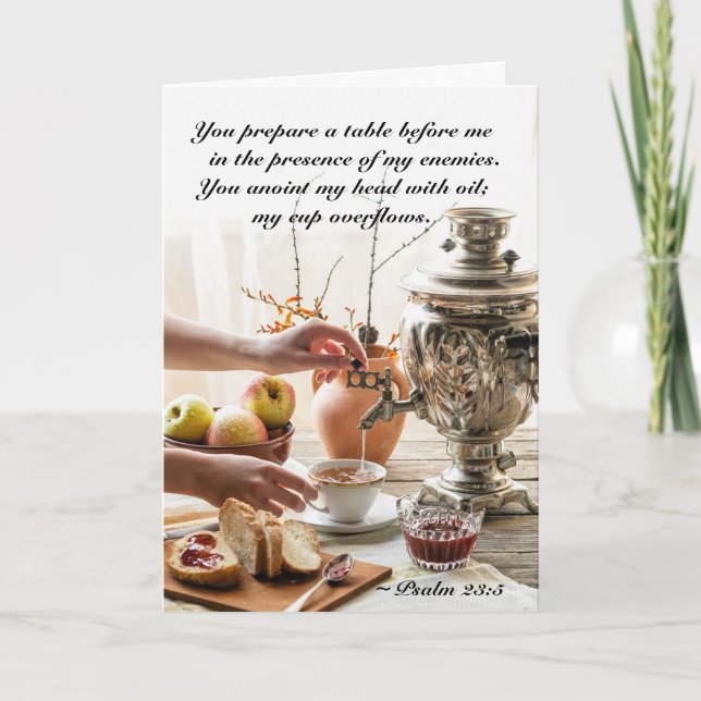 Carte Palm 23 Le Seigneur est mon berger Bible Verse (Devant)