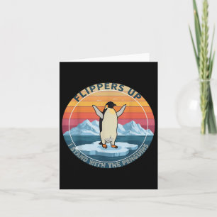 Carte Palmes En Haut Je Me Trouve Avec Les Pingouins Drô