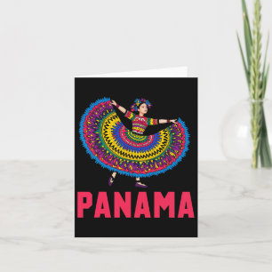 Carte Panama Danser Culture Folklore Tradition Panama
