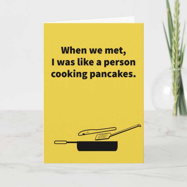 Carte Pancakes - Anniversaire (Devant)